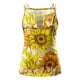 thumbnail image 4 of Tops de verano para mujer, camisa sin mangas con estampado de flores, camiseta holgada con cuello redondo y tiras huecas, blusa Pompotops lopia991736, 4 of 5