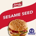 thumbnail image 3 of Sara Lee Restaurant Style Gourmet Sesame Seed Hamburger Buns, 12 count, White Hamburger Buns, 31.5 oz Bag, 3 of 8