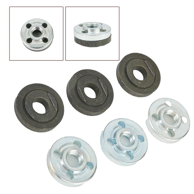 6 Pcs Écrous de Verrouillage en Acier Bride Écrou Kit Intérieur Extérieur Outil Accessoires