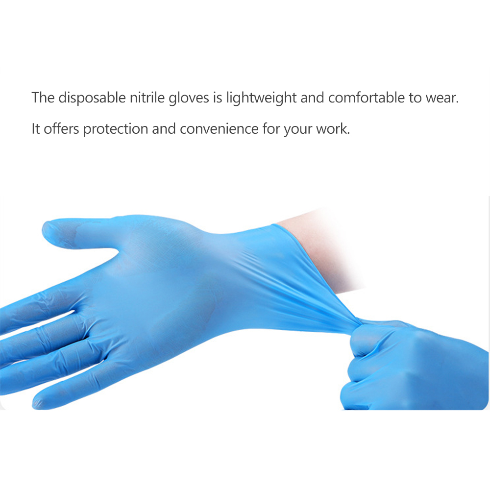 Disposable Nitrile Gloves Powder Free Latex Free Gloves Protective