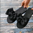 thumbnail image 5 of ShiShine Womens Bow Accent Slide Sandals Comfortable Flat Slip On Casual Shoes for Beach and Daily Outdoor Wear, 5 of 6