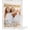 Distressed White, variant on 6x6 Picture Frame with Glass, Display Pictures 4x4 with Mat or 6 x 6 without Mat - Wall and Tabletop, 6 by 6 Photo Wooden Frames (Black, 1 Pack)
