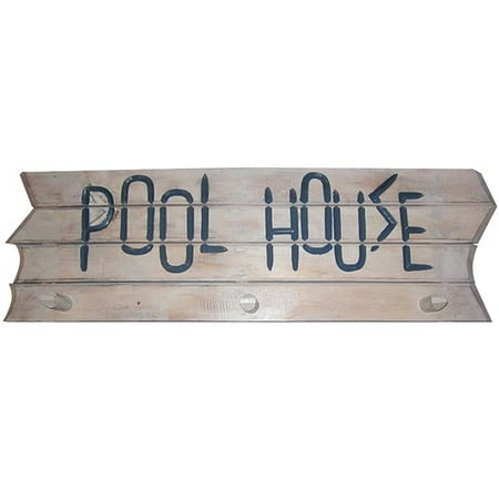 Horse Wood Rack - Highland Dunes Pool House Towel Rack Wood Wall D cor