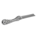 thumbnail image 1 of Foldable Hair Comb, Folding Hair Comb Comfortable Grip Rounded Teeth  For Travel Use Silver, 1 of 8
