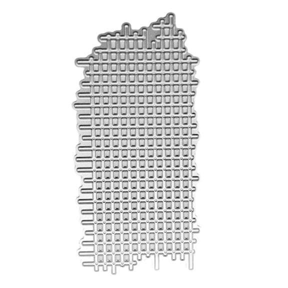 Metal Die Cuts Grid Background Carbon Steel Cutting Dies for Card Making Scrapbooking Embossing Decorative Crafts