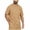 Khaki, variant on Men's Crew Neck Short Sleeve T Shirt All Over Diamond Jacquard Mesh Leather Patch Relaxed Fit Casual Top for Daily Street Workout Vacation Wear