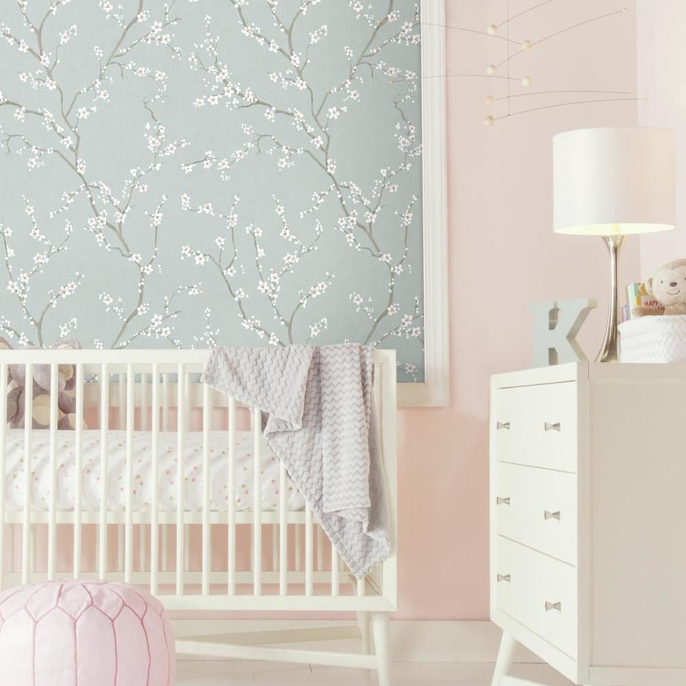 Cherry Blossom Peel and Stick Wallpaper