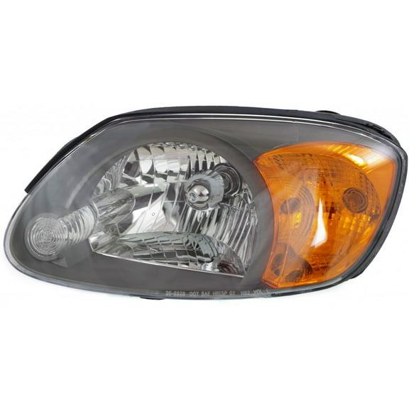 For 2003 2004 2005 2006 Hyundai Accent Headlight Driver Side | Replacement For HY2502128 | 92101-25550