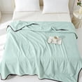 thumbnail image 6 of Qholemyo Cooling Comforter Summer Quilt Couch Blanket Lightweight Comforter Skin Friendly Washable Breathable Air Conditioning Quilt, 6 of 8