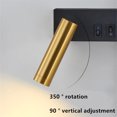thumbnail image 4 of ZNGPNG Luxurious  stylish and modern LED wall lamp with chic matte black finish - perfect for any room decor. Adjustable brightness and color temperature settings for the ideal ambiance., 4 of 7