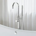 thumbnail image 2 of Ivy Freestanding Bathtub Faucet in Chrome, 2 of 11