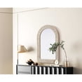 thumbnail image 3 of Elegant D?cor Arch Cornhusk Mirror 24x36 in Linen White, 3 of 7