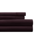 thumbnail image 5 of Wrinkle Resistant Super Soft Bed Sheets Set, Twin 3-Piece Solid in Purple by Comfort Canopy, 5 of 12