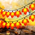 thumbnail image 1 of Cadena de luces Abeja, 2,6 m, hoja de arce, 10 LED naranja, 110 V, 1 of 7