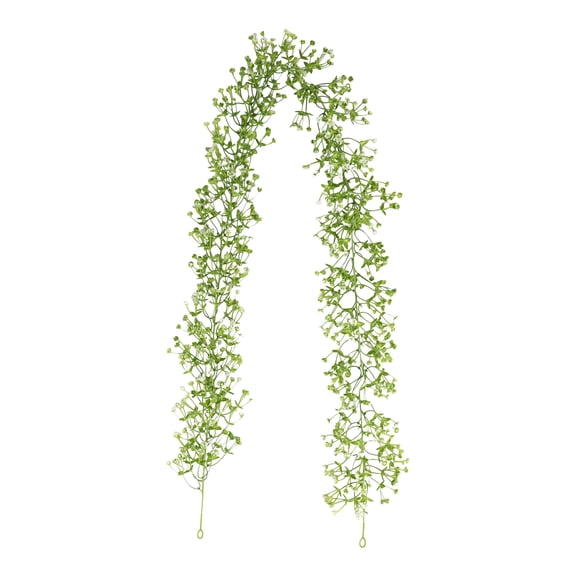 HEVIRGO Simulated Flower Vine Plant Artificial Ivy Vines Kit with Green Leaves Fake Hanging Plants Silk Garland