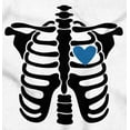 thumbnail image 2 of Skeleton Rib Cage Cute Set His Hers Men's Crewneck Sweatshirt Brisco Brands X, 2 of 7