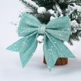thumbnail image 2 of 1/2PC Christmas Bows Hanging Decorations Gold Silver Bowknot for Christmas Tree Glitter Ornaments Pendant Xmas Gift Decoration, 2 of 5