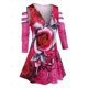 thumbnail image 2 of Camiseta con Detalle Escotado de Escalera de Talla Extra Rosegal Mangas largas de talla grande, 2 of 5