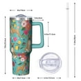 thumbnail image 3 of 40oz Double Wall Dog Cup with Handle – Spill Proof Lid, Coffee Straw, Insulated Stainless Steel Travel Tumbler for Pet Fans, 3 of 5