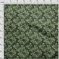 thumbnail image 4 of oneOone Polyester Lycra Green Fabric Asian Batik Floral Craft Projects Decor Fabric Printed By The Yard 56 Inch Wide, 4 of 4