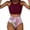 Wine, variant on Swimsuits for Women Straps Triangle V Wire Halter Bathing Sets Two Piece Swimwears Bikini Swimsuits for Women Blue M