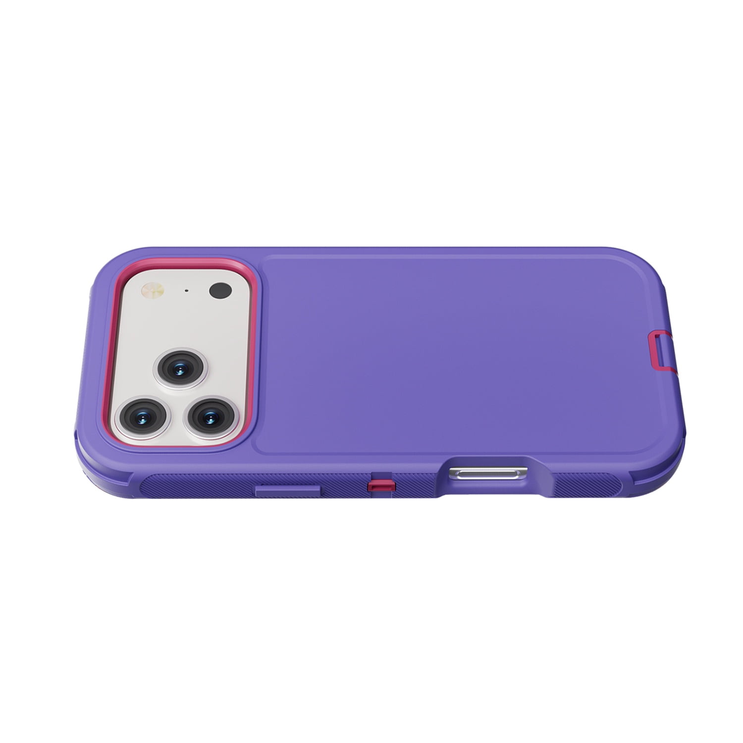 Duual Pro SecureFit Protective Case for iPhone 17 Pro - Purple & Pink