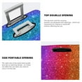 thumbnail image 5 of Easygdp Rainbow Glitter Print Elastic and Washable Suitcase Protective Cover with Hidden Zipper Fits 18-32 inch Luggage -Small, 5 of 9