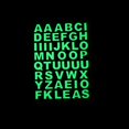thumbnail image 2 of Números luminosos, letras inglesas, pegatinas luminosas, pegatinas decorativas fluorescentes removibles para paredes, 2 of 3