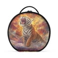 thumbnail image 2 of BZSMCE Makeup Bag Large Travel Cosmetic Bag with Adjustable Dividers Fashion Powerful Tiger Roaring Printed, 2 of 7