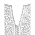 thumbnail image 3 of Talla grande ColorBlock GuiPur Encace T Shirt Rosegal Mangas largas de talla grande, 3 of 5