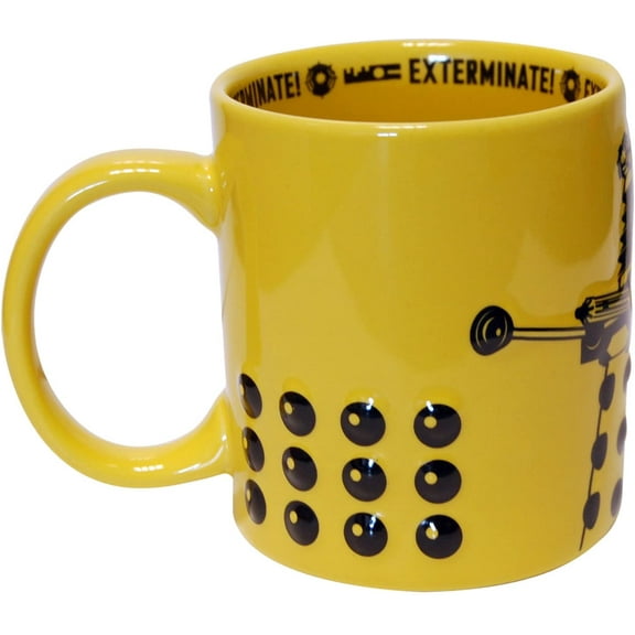 Doctor Who Dalek 2D Mug (Yellow) by Underground Toys