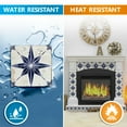 thumbnail image 3 of Mi Alma Blue Star Shaped Peel & Stick Tiles - Vinyl Backsplash 8x8, 3 of 6