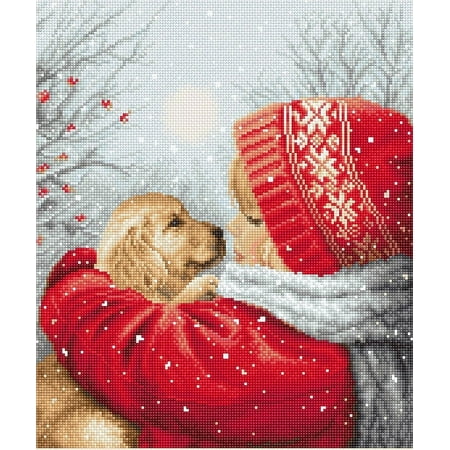 UPC: 4840746065279 | Letistitch Christmas Hugs Counted Cross-Stitch Kit