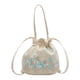 thumbnail image 3 of Bolso de hombro de Hanfu lindo bolso de cubo con cordón para celebración regalo de mujeres Azul, 3 of 7