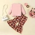 thumbnail image 3 of Okbabeha Toddler Baby Girl Thanksgiving Clothes Letter Print Crewneck Sweatshirt Tops Pumpkin Pie Flare Pants Cute Outfit, 3 of 7