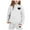White, variant on SNKSDGM Girls Birthday Girl Outfit 4 Year Old Tutu Set Reindeer Girls' Hoodie Set Children's Two Piece Set Medium and Small Children's Solid Color Long Sleeved Hoodie and Sweatpants