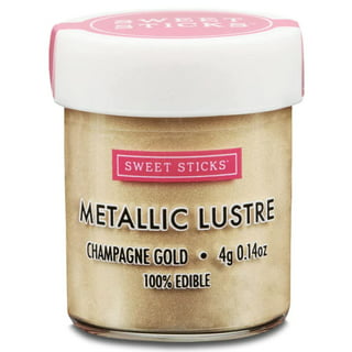 INOCERIS Edible Gold Luster Dust, 5 Grams Food Grade Luster Powder Shimmer  Metallic Cake Dust Christmas