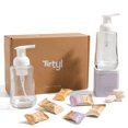 thumbnail image 1 of Tirtyl Hand Soap Duo Kit - 2 dispensadores de espuma de vidrio + lata de almacenamiento + 6 recambios de tabletas (48 fl oz en total - 6x 8 fl oz) - NUEVA fórmula - Embalaje compostable - Variedad de, 1 of 1