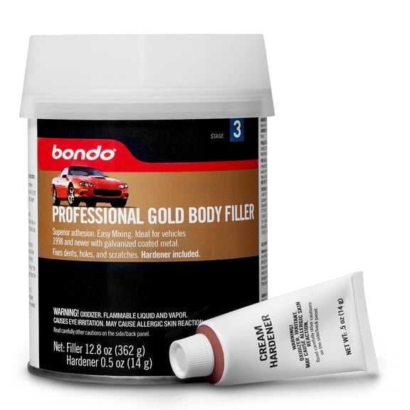 Bondo Professional Gold Filler, 00233, 1 Quart, 3 per case