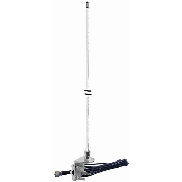 Everhardt NGP1 4 ft. Fiberglass No Ground Mirror Mount Antenna