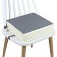 thumbnail image 1 of Asiento elevador CAVWVTYU PU impermeable para mesa de comedor gris, 1 of 6