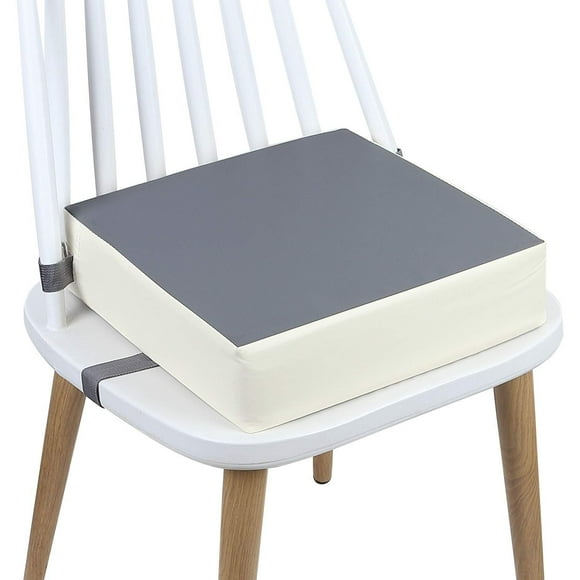 Asiento elevador CAVWVTYU PU impermeable para mesa de comedor gris