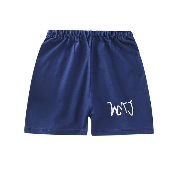 Odeerbi 1-7 Años Niños Niñas Verano Pantalones Cortos Algodón Impresión Lindo Playa Pantalones Cortos Color Sólido Casual Deportes Pantalones Cortos
