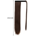 thumbnail image 4 of xiaxaixu Extensions de Cheveux Queue de Cheval Longue Naturelles Douces à Enrouler Droites à Clip pour Femmes, 4 of 8