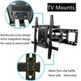 thumbnail image 5 of Extension TV Wall Mount Full Motion Swivel Articulating Bracket for Most 37”-60” LED LCD OLED Plasma Flat Screen TV  (Full Motion), 5 of 7