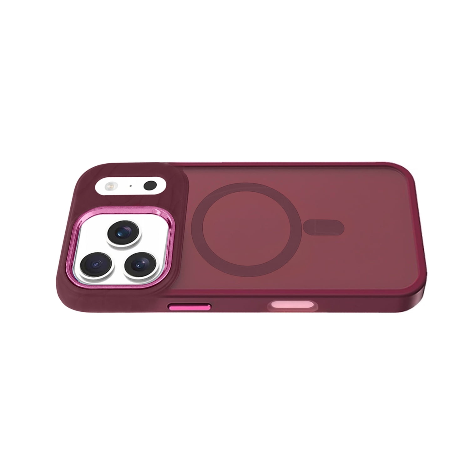 New Magnetic Wireless Charging Case for iPhone 17 Pro Max - Red