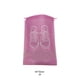 thumbnail image 4 of Bewildely Bolsa para zapatos, bolsa vacía, bolsillo de tela no tejida suelta, multifunción, portátil, organizador de zapatos, bolsas con Almacenamiento y organización del hogar Rosa, 4 of 6