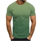 thumbnail image 2 of Camisetas de Cuello de la Tripulación de los Hombres de Poliéster Impreso en Seco Rápido, Cuello Redondo de Corte 3D para Gimnasio, Carrera, Ciclismo Y Desgaste Informal, 2 of 6