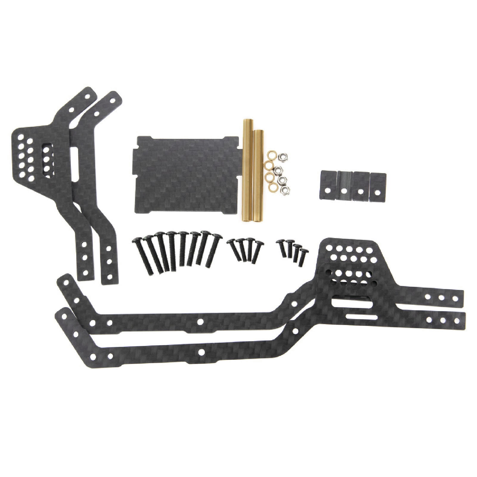 RC Chassis Frame Girder, RC Crawler Chassis Frame Carbon Fiber Shock