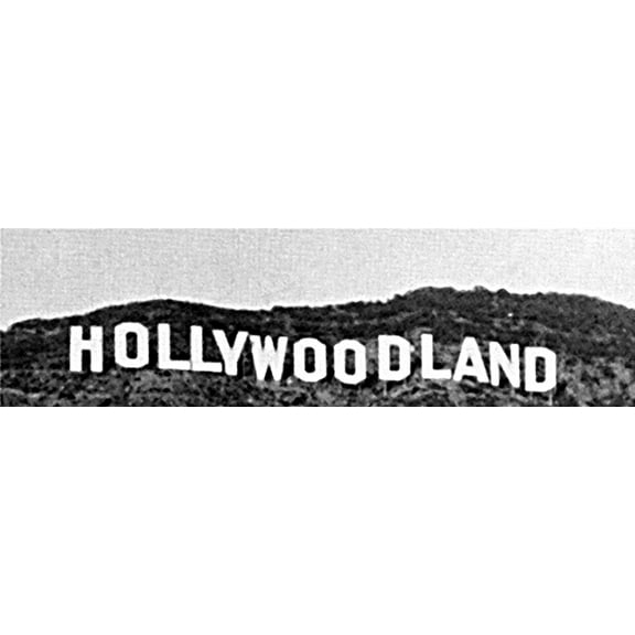 Hollywoodland Sign History (24 x 18)